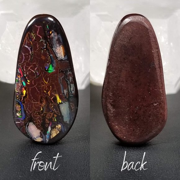 ***SOLD***     Incredible Australian Yowah Opal * 27.4 x 13.6 x 5.6mm - Picture 4 of 11